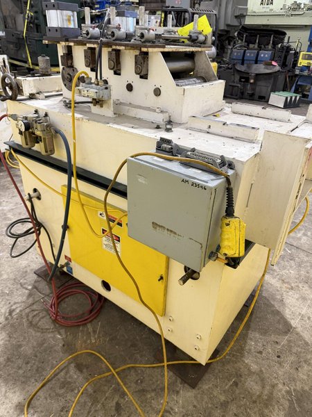 12" WIDE x .156" CHS MODEL #PTS-300-7-12 7 ROLL COIL STRAIGHTER - PULL THROUGH: YOBRO #24163