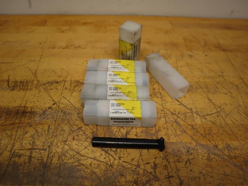 Kennametal 1039607 .700" Dia 45 Deg 2 FL Lead Inserted End Mill (5pcs) ***Unused, New***- Auction Item