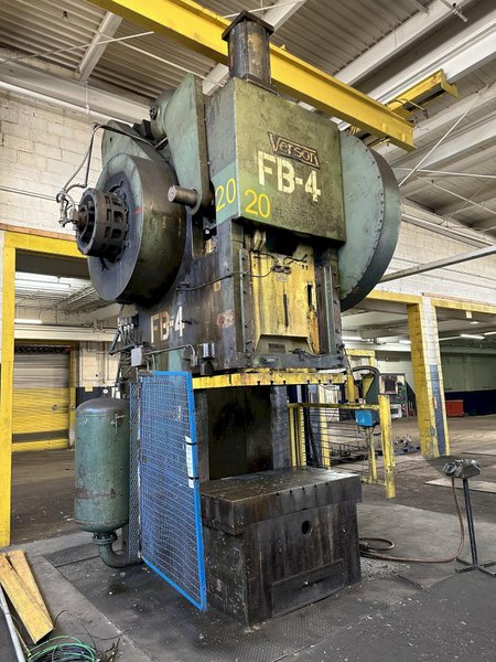 400 TON VERSON 400 GAP FRAME PUNCH PRESS.STOCK #0631222