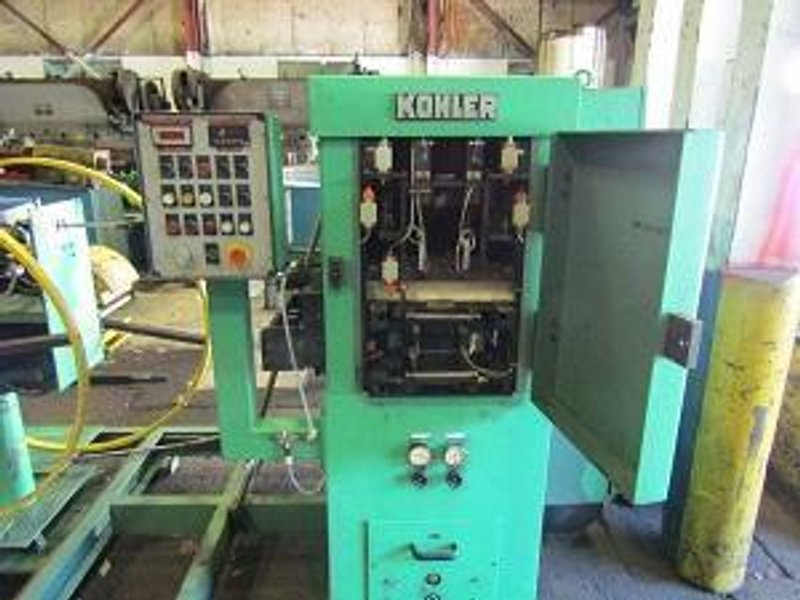 7 1/4" KOHLER #18-1000-2 DUAL UNCOILER &amp; 19 ROLL PRECISION LEVELER  Stock # 14239