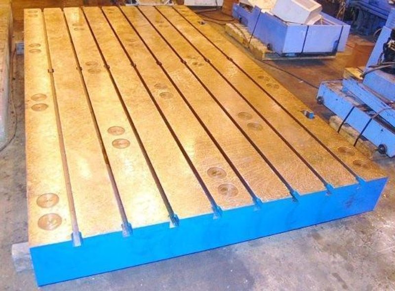 T-Slotted Floor Plates (1) 86&quot; x 157&quot; Floor Plate, Brand New Cast Iron