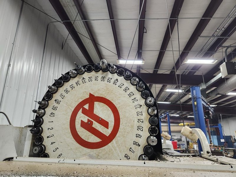 Haas VF-3 CNC VMC, 2011 – WIPS, 40 Station Side-Mount, High-Pressure Coolant