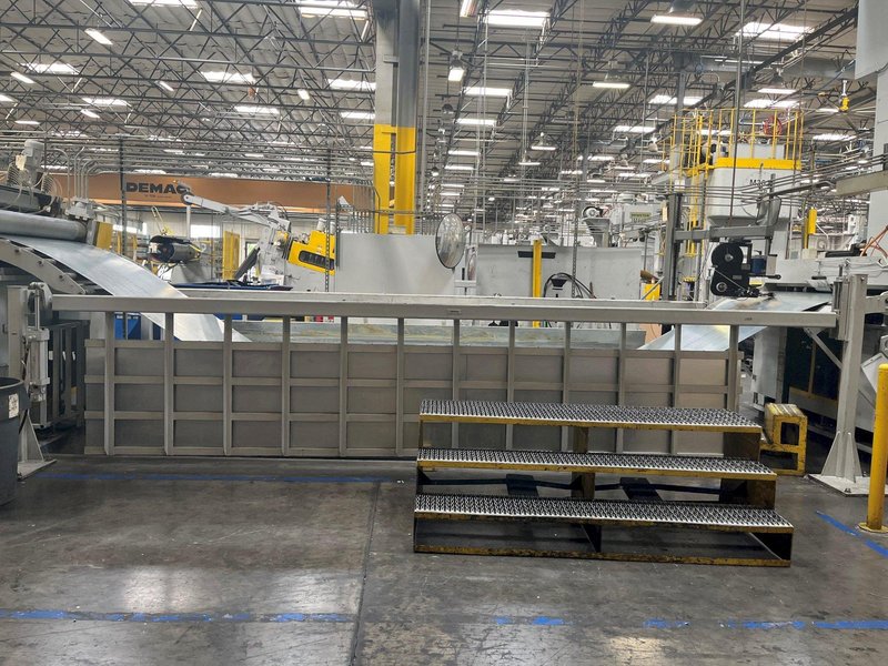 Perfecto Coil Feed Line 30,000 Lbs. x 72" Wide x .218" (.500" x 14" Wide)