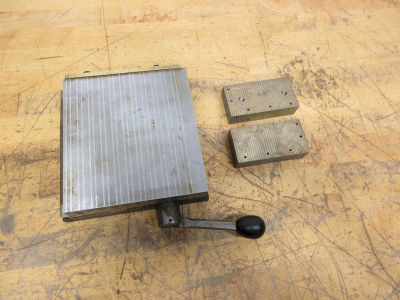 Walker Ceramax Permanent Magnetic Chuck 6" x 6.5", with (2) 4" x 2" x 1" Mag Blocks- Auction Item