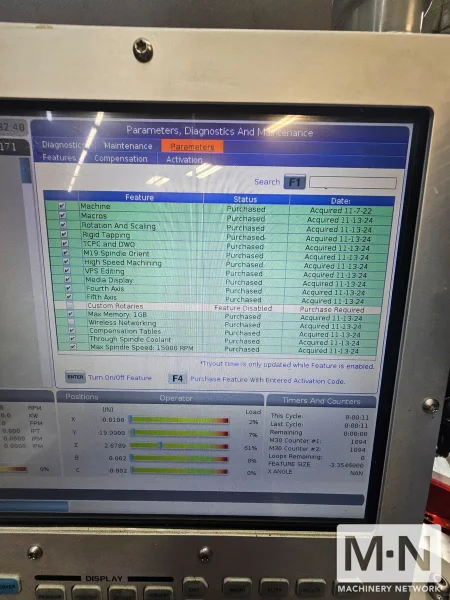 HAAS UMC-750 CNC Universal Machining Center, 2019