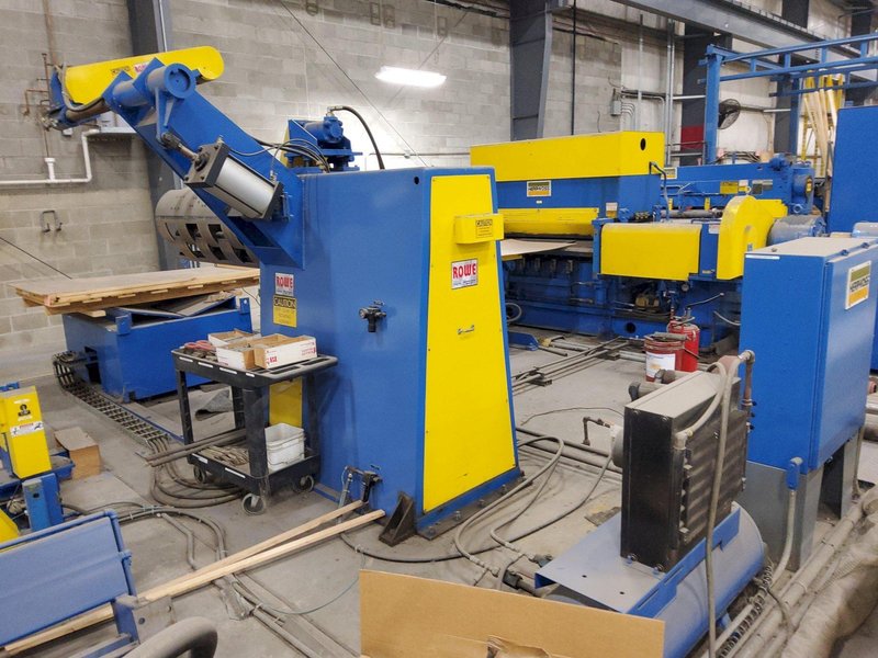 48" x 20,000 LBS X .080" HERR VOSS CUT-TO-LENGTH LINE W/ PRECISION LEVELER: STOCK #22693