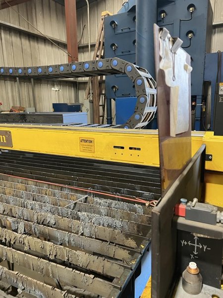 8′ x 20′ Ajan Plasma-Oxy Cutting Table, 2016 – Ajan PP 260A Power Source, 5 Axis