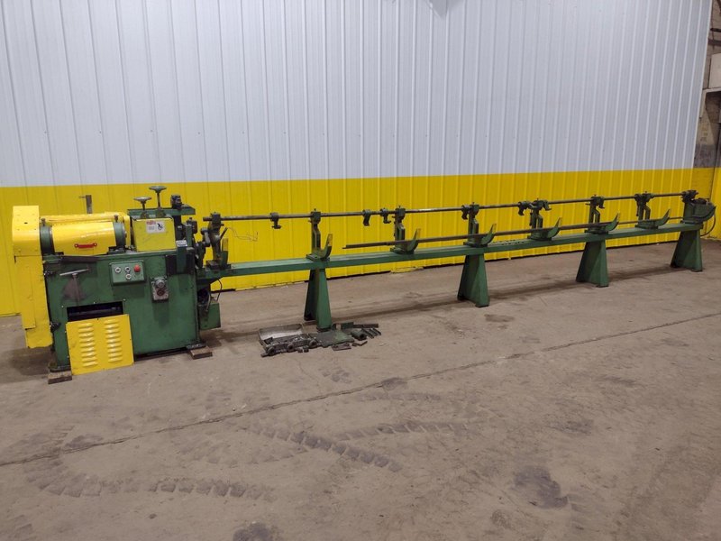 5/16&quot; X 20&#039; SHUSTER METTLER 2A4V AUTOMATIC WIRE STRAIGHTEN AND CUT MACHINE: STOCK #19403
