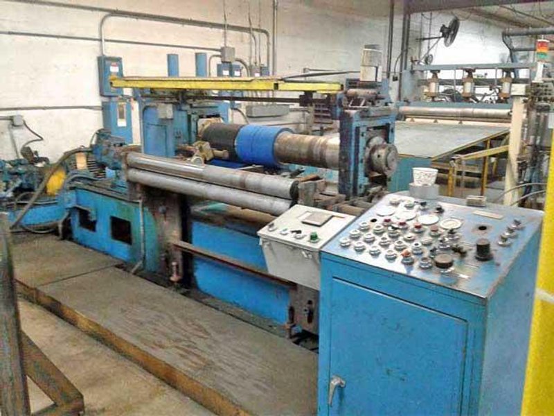 48" (1219mm) X 4.75" (121mm) BRANER SLITTING LINE (13786)