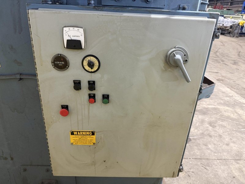 72” PANGBORN MODEL #6LK-7 ROTARY TABLE SHOT BLAST MACHINE, ONLY 962 HOURS: YOBRO #25200