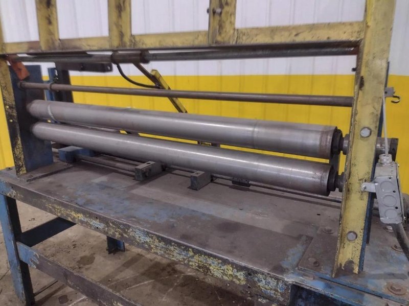 48" X 6" WEAN MOTORIZED SLITTER HEAD FOR SLITTING LINE. STOCK # 0435226