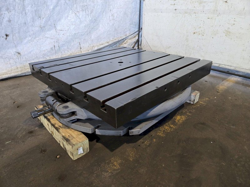 36" X 36" AIR LIFT ROTARY TABLE. STOCK # 0879926