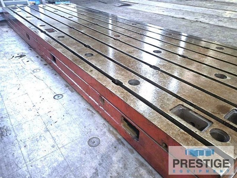 78.74&quot; x 236.22&quot; 15.75&quot; Cast Iron T-Slotted Floor Plates (6-Available)