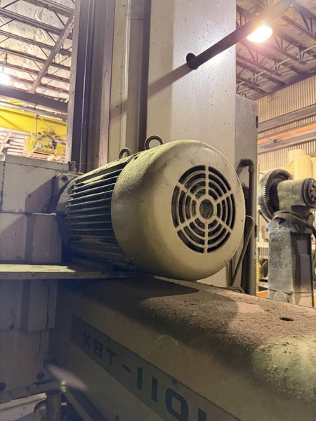 4.33" KURAKI KBT-1101P HORIZONTAL BORING MILL. STOCK #0651526