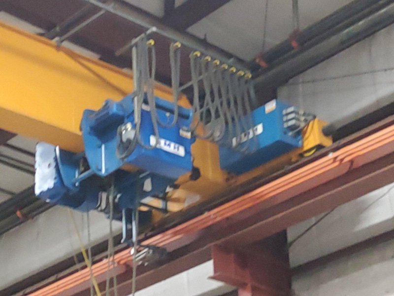 10 ton x 47&#039; ABBUS Bridge crane &amp; EMH hoist: YOBRO #24211