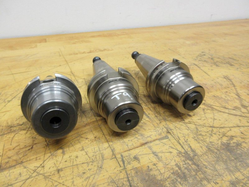 Albrecht (1) and Emuge (2) CAT40 Hydraulic Tool Holders- Auction Item