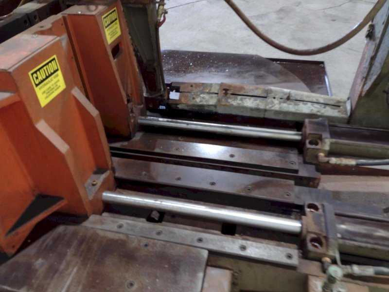 13" x 20" COSEN MODEL #C500MNC FULLY PROGRAMMABLE AUTOMATIC MITER HORIZONTAL BANDSAW: STOCK #18782