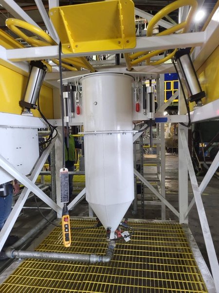 Nol-Tec BBU &amp; LIW Powder Handling System – Twin Tower, Dual Feeder, Dilute Phase Pneumatic Transfer