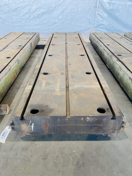 62&quot; X 262&quot; X 8&quot; T SLOTTED FLOOR PLATES. STOCK # 0317522