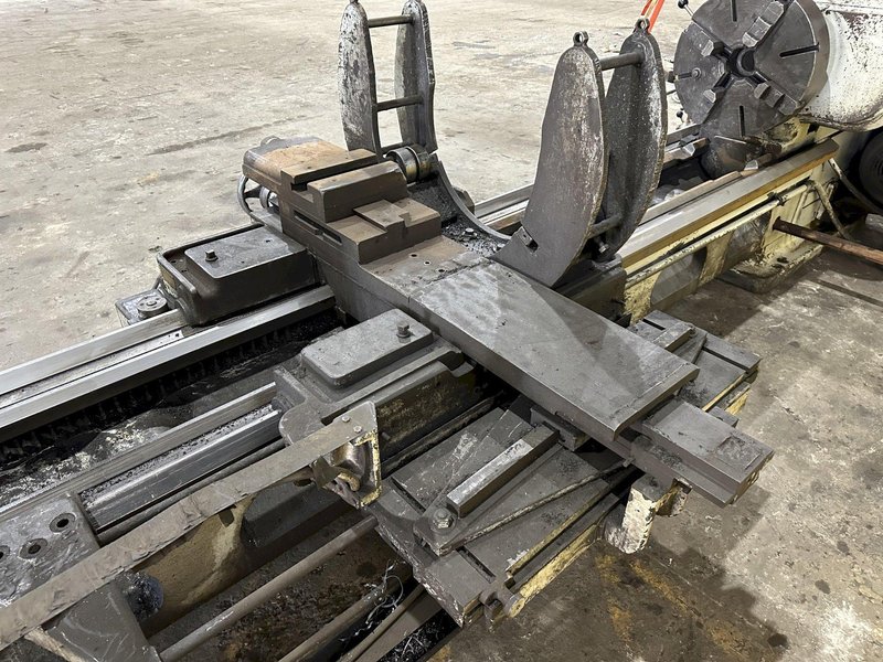 32" X 168" AMERICAN PACEMAKER HEAVY DUTY ENGINE LATHE, 3" HOLE: STOCK #20075
