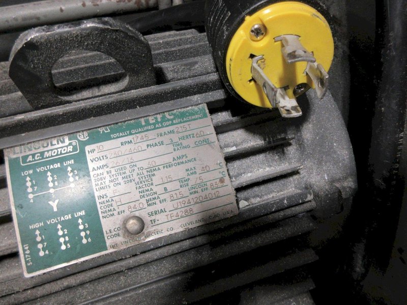 Polymer Systems 912SPL Plastic Grinder, 9" x 12" Cutting Chamber, 10HP Motor- Auction Item