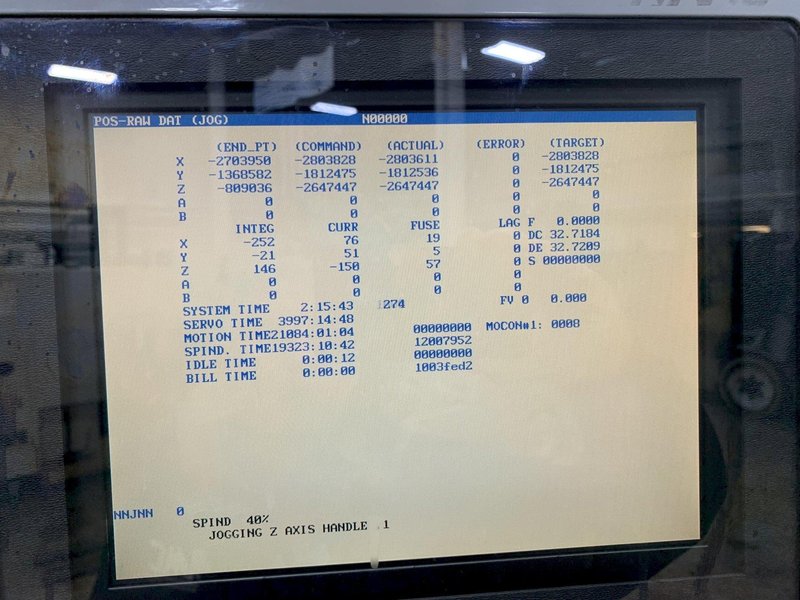 HAAS VF-7B/40 CNC Vertical Machining Center, New 2003.