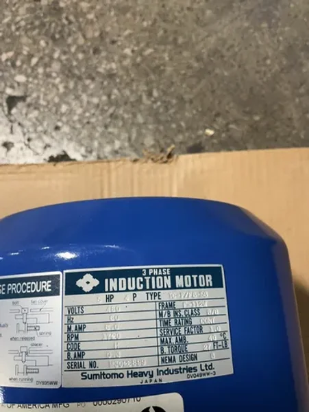 SUMITOMO 5 HP GEAR DRIVE   -  LHYM5-D4165-Y3-B-179
