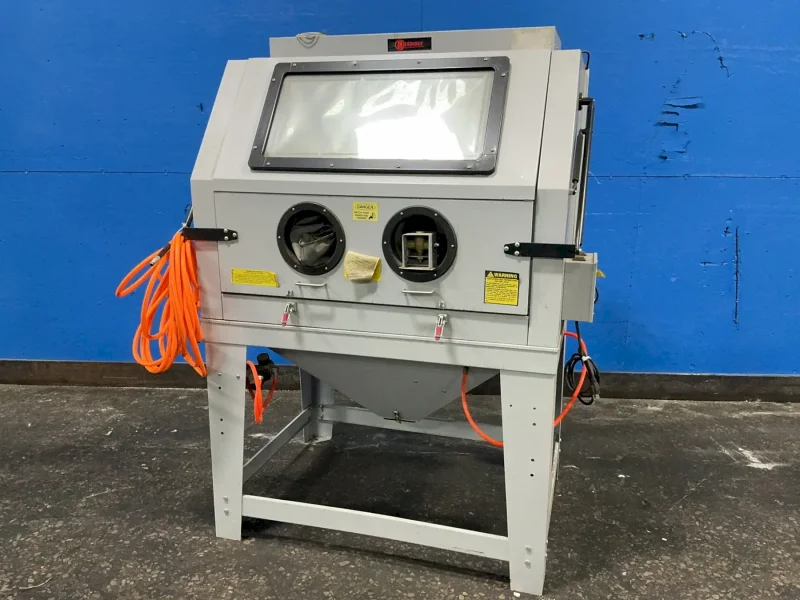 ALLSOURCE BLASTERS AND EQUIPMENT 34”X46”X34” CHAMBER ABRASIVE BLAST CABINET  -  41800