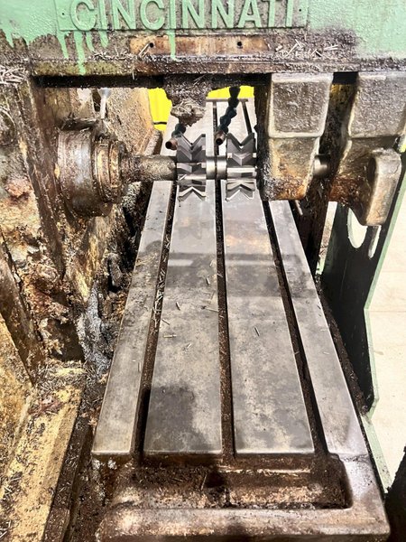 12&quot; x 60&quot; CINCINNATI MODEL #215-153 PLAIN HYPOWERMATIC HORIZONTAL BED-TYPE MILL / MILLING MACHINE: STOCK #20688