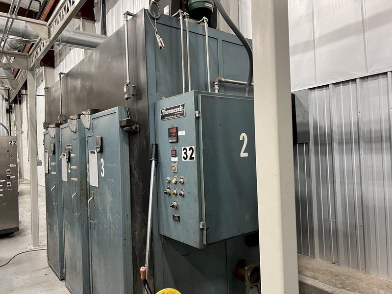 500 DEGREE THERMCRAFT MODEL OBR-72-108-48-1A 3 DOOR ELECTRIC OVEN