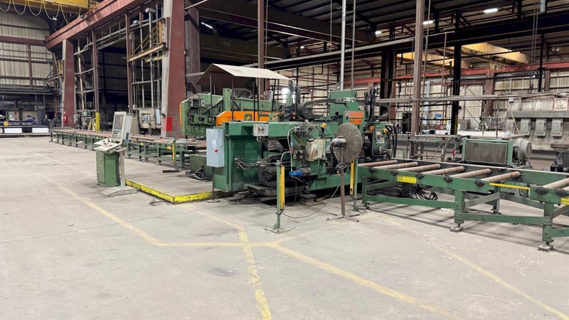 2008 Peddinghaus PCD1100 Beam Drilling &amp; Cutting Line (#5635)