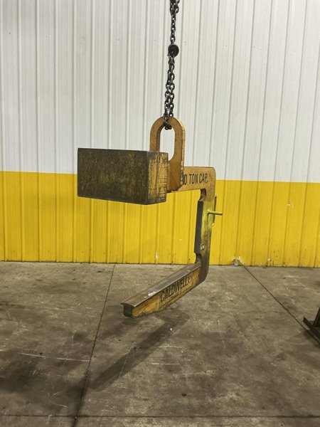 10 TON X 48" CALDWELL MODEL #82-10-48 COIL LIFT C HOOK: YOBRO #25228