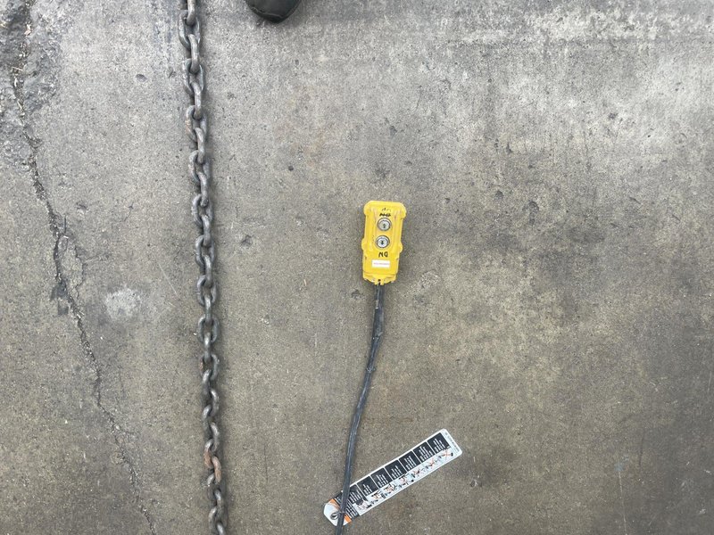 2-1/2 TON X 70&#039; LIFT HARRINGTON ELECTRIC CHAIN HOIST: STOCK #77007