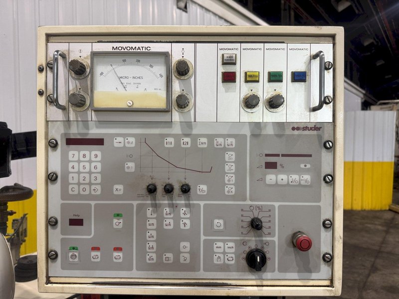8.9" SWING x 25" CENTERS STUDER MODEL #S40-2 CYLINDRICAL GRINDER: YOBRO #25369