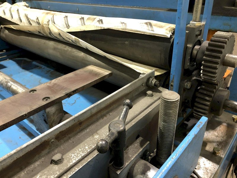 48" ASC PRECUT FRONT END COIL SHEAR &amp; FEEDER ROLLS: STOCK #17064