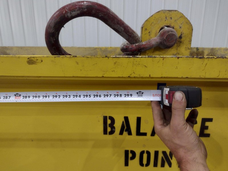 8,000 LBS X 30' SELF LEVELING BUSHMAN SPREADER BAR / LIFTING BEAM: STOCK #21348