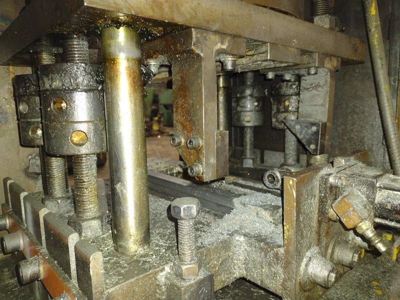 7 TON AIRAM ARDCOR PNEUMATIC 4 POST CUTOFF PRESS: YOBRO #25223