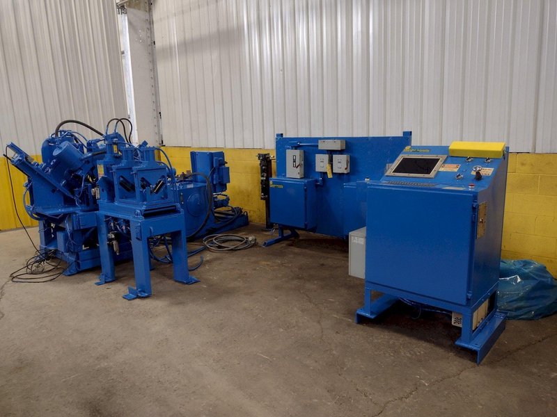 6&quot; x 6&quot; ANGLE - CONTROLLED AUTOMATION FABRILINE AUTOMATIC PUNCH AND SHEAR ANGLE LINE: STOCK #16465