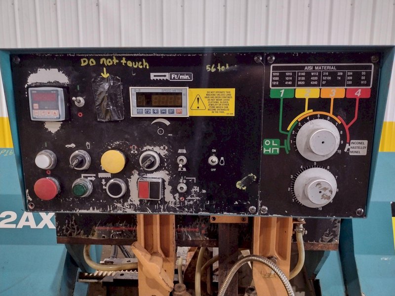 12" x 12" KALAMAZOO MODEL #KC12AX AUTOMATIC HORIZONTAL BANDSAW: STOCK #18789