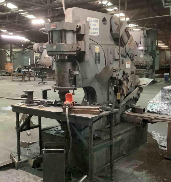 125 TON HILL ACME MODEL #7 HYDRAULIC IRONWORKER: STOCK #22779