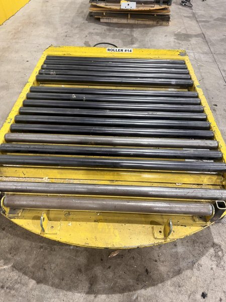 60" X 48" 4000 LB ECONO LIFT HYDRAULIC LIFT TABLE WITH ROTARY TOP: STOCK #20957