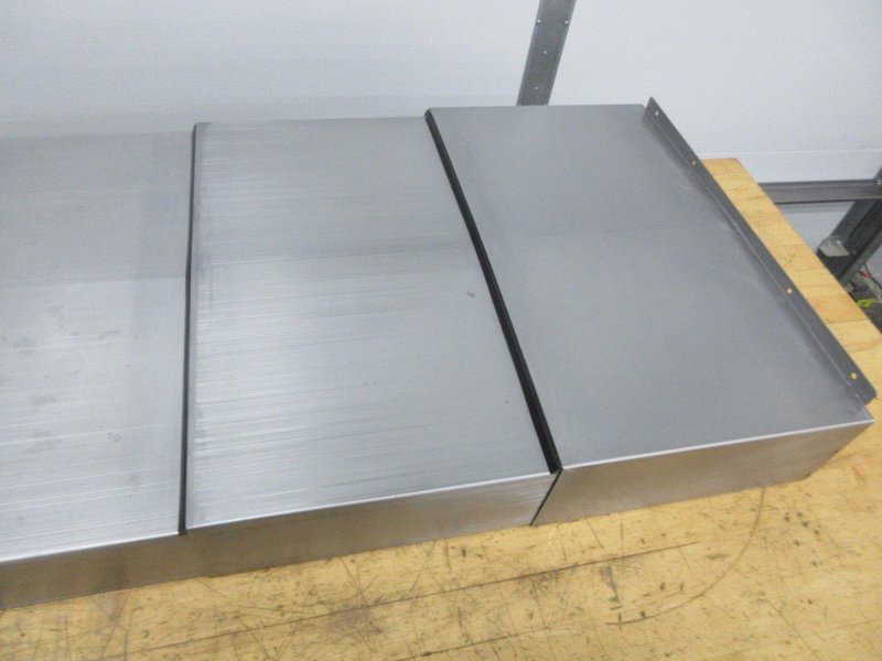 Used Haas 93-2677 X-Axis VF-3 Waycover, (1) Section for Left or Right Side