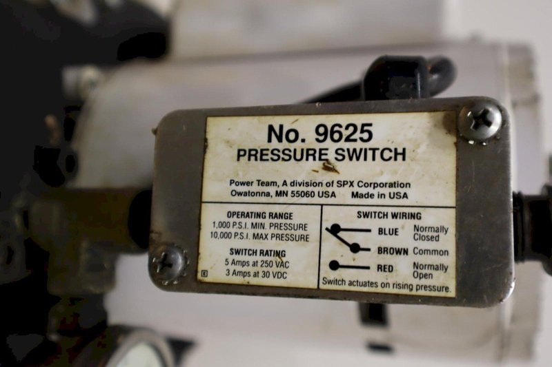 SPX Hytec Portable Electric Hydraulic Pump 10078- Auction Item