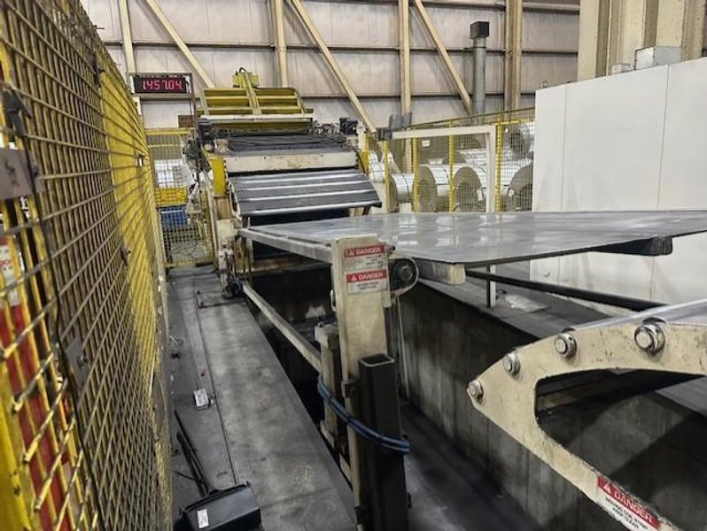 1000 Ton, FAGOR #LE4-1000-4000-2300, BLANKING PRESS LINE