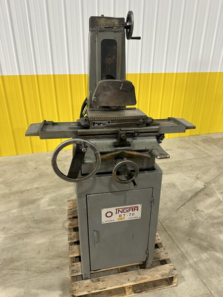 6" x 12" INGAR MODEL #RT-70 HORIZONTAL SURFACE GRINDER: STOCK #20257
