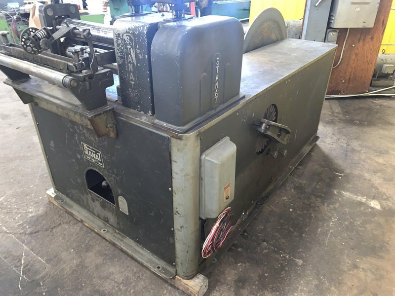 18&quot; WIDE X 4500 LB X 3&quot; ARBOR STANAT MODEL #S-180  SLITTING LINE: STOCK #13717