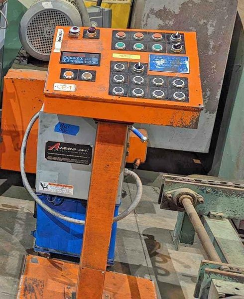 Tube Straightener and Cut-Off Machine, Komo Machine STOCK #3082