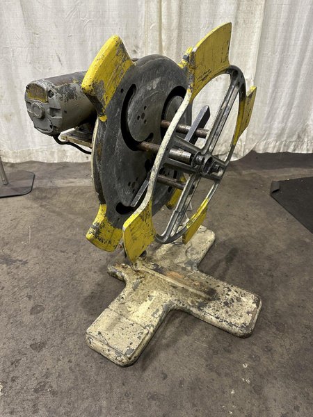 300 LB X 6" CUSTOM MOTORIZED COIL REEL: STOCK #77521