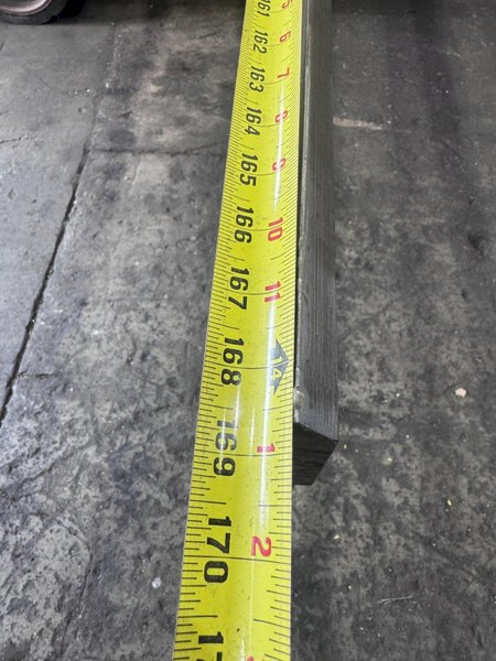 14' X 3-3/4" HIGH MALE PRESS BRAKE DIE: STOCK #81287