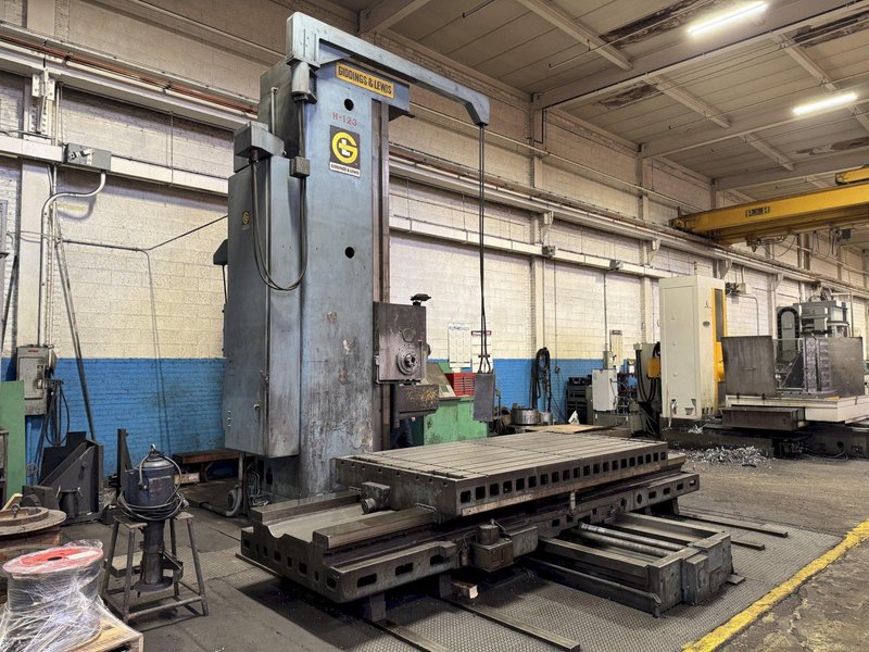 6&quot; GIDDINGS &amp; LEWIS 70-H6-T HORIZONTAL BORING MILL. STOCK # 0345625